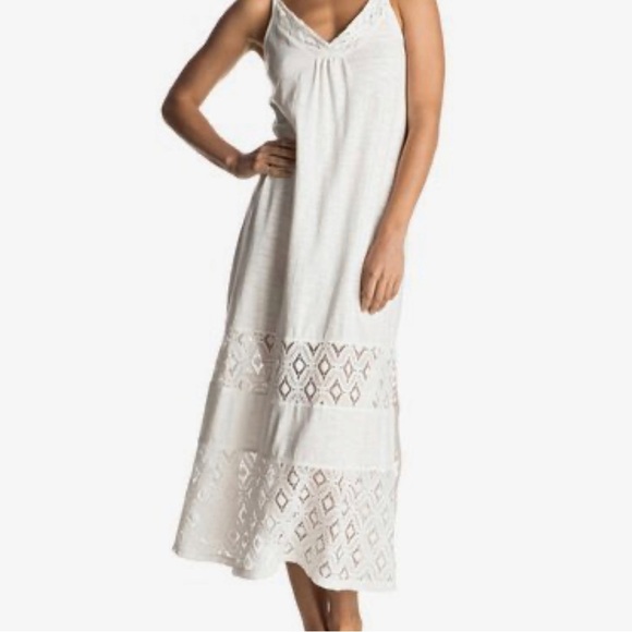 Roxy Dresses & Skirts - NWT! Roxy UR Mine Maxi Dress White Small Long S